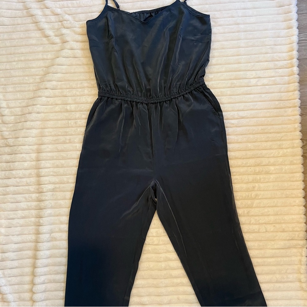 Mark. Sleek grayish, black  Jumpsuit spaghetti, straps, pockets and size XXL